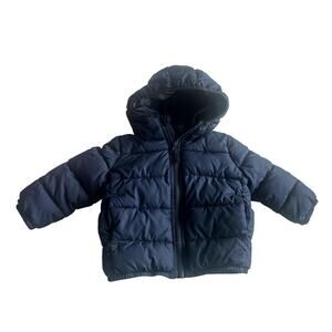Puffer Jacket Navy Blue‎ Toddler Boys 18-24m